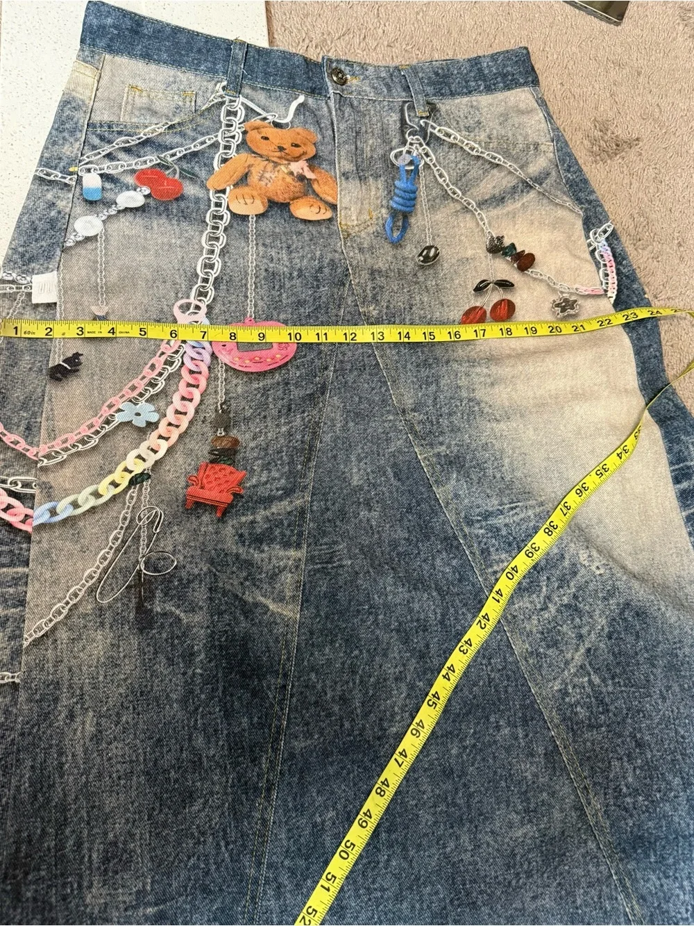 Denim Bear skirt